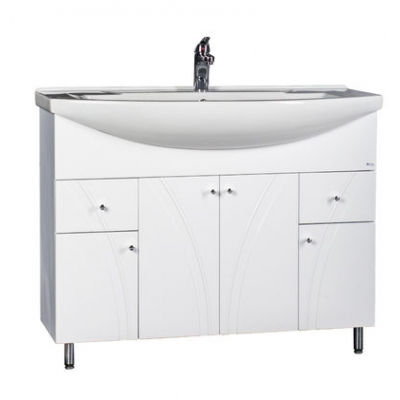 Подстолье "Сонет-105"(белый) 2 ящика 4 двери под умыв."Стиль 105" 1024х800х346 Подстолье "Сонет-105"(белый) 2 ящика 4 двери под умыв."Стиль 105" 1024х800х346