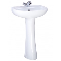 Умывальник-тюльпан "Версия" 56,5 белый, с отв. пъед.Соната (г.Воротынск)