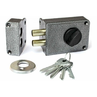 Замок накладной ЗН1-3 серебро (Зенит)