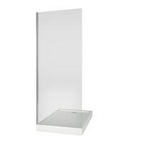Боковая часть PUERTA SP-100-C-CН стекло Прозрачное, 8 мм
