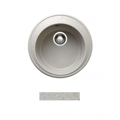 Мойка GRANICOM G-009 D=470 мм, круглая (серебристый)