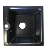 Мойка GRANICOM NOVELL Ирбис 410*410 мм (обсидиан) (без сифона)