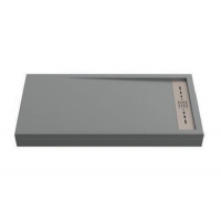 Поддон STELLA мрамор 120х80 ГРАФИТ (без автослива) ЛП00065