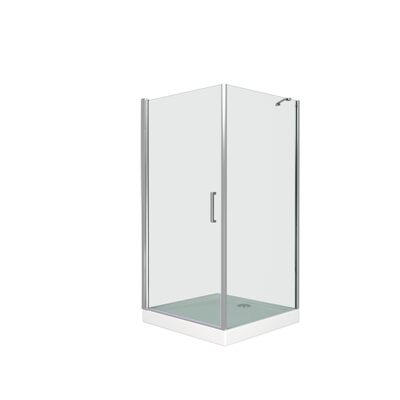 Душ.ограждение PANDORA CR90-С-СH (L/R) Г-образная 900х900х1850 стекло Прозрачное, 6мм (б/поддона и автослива)