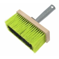 Кисть-макловица LOM, 170х70х16мм, 112 пучка, искусственная щетина, пластиковая рукоятка, бук 4949605