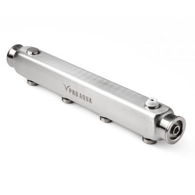 Коллектор PRO AQUA с межосевым расстоянием 100мм 6 выходов, 580мм, 1 х 1/2 S 520 MB.06 Коллектор PRO AQUA с межосевым расстоянием 100мм 6 выходов, 580мм, 1 х 1/2 S 520 MB.06