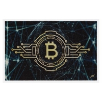 Коврик придверный влаговпитывающий SHAHINTEX DIGITAL PRINT 40х60 "Биткойн" (06)