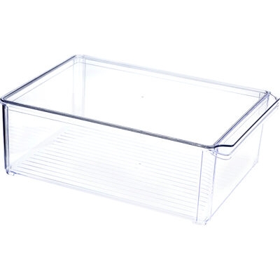 Органайзер для холодильника Прозрачный 20x30x10см с крышкой ("М-пластика") (М 1587) Органайзер для холодильника Прозрачный 20x30x10см с крышкой ("М-пластика") (М 1587)