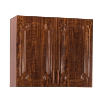 Шкаф для посуды 80 кедр (ГЛЯНЕЦ) фасад МДФ