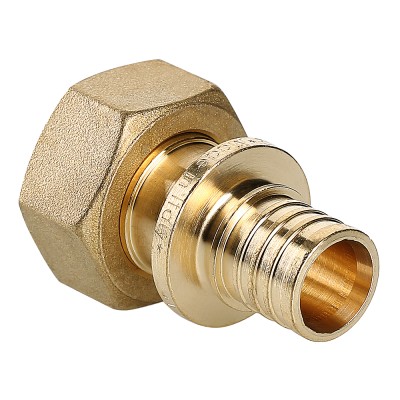 Соединитель надвижной с накидной гайкой VALTEC 16(2,2) х 1/2" VTm.422.BG.001604