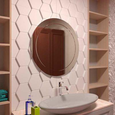 Зеркало (гравировка) "Галактика" 600х600мм. Зеркало (гравировка) "Галактика" 600х600мм.