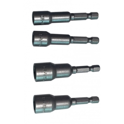 1041-05-S4 Набор бит с торцевыми головками, 8, 10, 12, 13 x 65мм, Sturm!