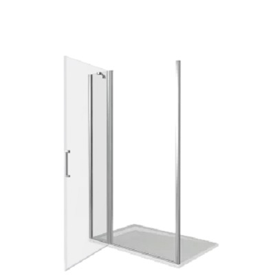 Душ.ограждение FANTASY WTW-140-С-CH Прямое, стекло прозр 6мм (б/поддона и автослива)