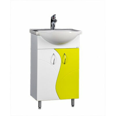 Подстолье "ALLESSANDRO-55" 2 двери Лайм/Белый под ум. "Эрика-55"