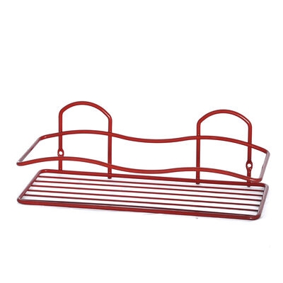 Полка прямая 1 ярус 4898-1 СТК высокая, борт волной (красная) РОССИЯ Полка прямая 1 ярус 4898-1 СТК высокая, борт волной (красная) РОССИЯ