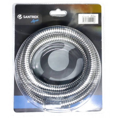 Шланг душевой имп/имп 1,50 м SANTREK AQUA (рег.№468190) (Тип SOLO НЕ РАСТЯГИВАЮЩИЙСЯ) на блистере (8802)