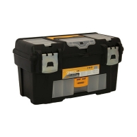 Ящик д/инструмента ГЕФЕСТ 18металл замки(с конс.и секц.)черн.с желт43х23,5х25("М-пластика") (М 2940) Ящик д/инструмента ГЕФЕСТ 18металл замки(с конс.и секц.)черн.с желт43х23,5х25("М-пластика") (М 2940)