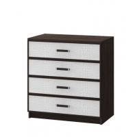 "Барселона" комод Венге/Эко кожа(800*800*420, 2 места)