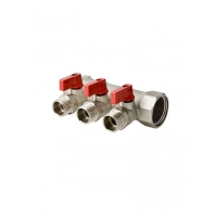 Коллектор 1 3 выхода с кранами 1/2 ш VALTEС (VTc.580.N.0603)