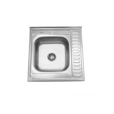 Мойка нерж 600х600 т.0,4 левая Китай