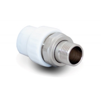 МУФТА С АМЕРИКАН. д/радиатора 20х1/2" штуцер PP-R Rosturplast (30)