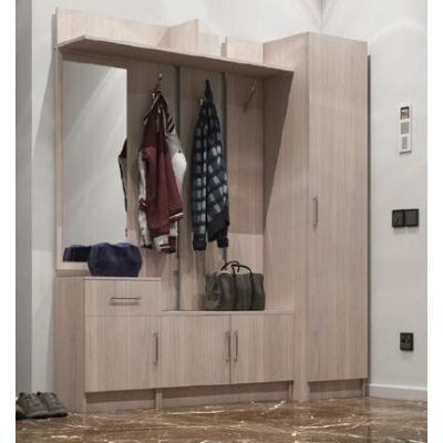 Прихожая Джулия 1700*2100 (Сонома) (5 мест)