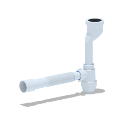 U1016 Сифон для писуара с трубой 32*40/50