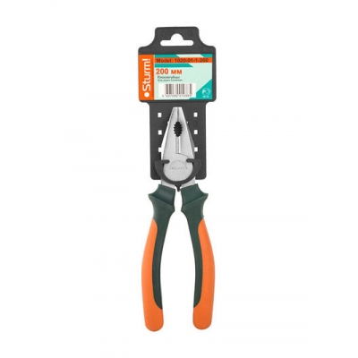 1020-01-1-200 Пассатижи ОСОБО ПРОЧНЫЕ ГУБКИ,2-хкомпонентн. рукоятки 200мм (Profi) Sturm! 1020-01-1-200 Пассатижи ОСОБО ПРОЧНЫЕ ГУБКИ,2-хкомпонентн. рукоятки 200мм (Profi) Sturm!