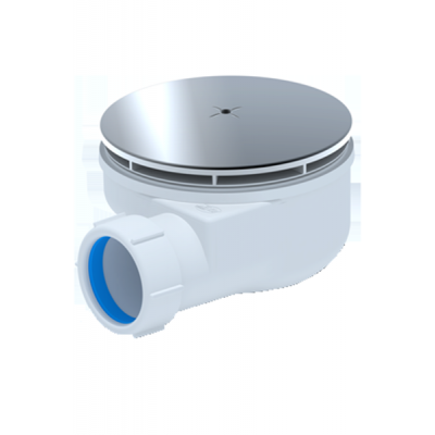 E350C Сифон для душевого поддона 1 1/2**90, h 55 хром