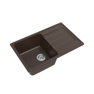 Мойка EWIGSTEIN Elegant 50F 762*480 чаша +крыло (шоколад)