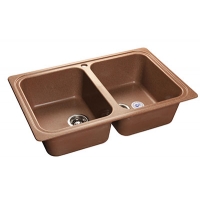 Мойка GRANFEST GF-S780K 2 чаши *** 780*500 мм (терракот)