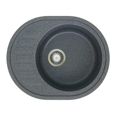 Мойка GRANICOM NOVELL Аврора 6203 (615*495мм), (графит) (без сифона)