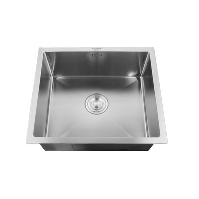 Мойка нерж врезная 440х440х220 т 3,0 САТИН Н4444 (+ сифон) AISI 304 +Подарок(Фруктовница) MLN