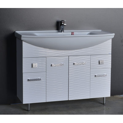 Подстолье "FIESTA-105" волна 3D 2 ящ., 4 дв. под умыв. "Стиль-105" (гранат мет.) 1024*800*280 Подстолье "FIESTA-105" волна 3D 2 ящ., 4 дв. под умыв. "Стиль-105" (гранат мет.) 1024*800*280