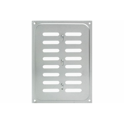 Решетка вентиляционная с заслонкой 165*240 хром Решетка вентиляционная с заслонкой 165*240 хром