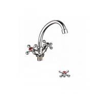 Смеситель Кухня Lemen 1/2 м/к Крест (S 91153) на гайке Смеситель Кухня Lemen 1/2 м/к Крест (S 91153) на гайке