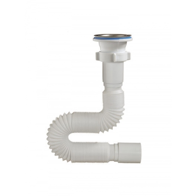 А-30171 Гибкая труба с выпуском (гофросифон) ОРИО 1 1/2" - 40 длинна 950 мм