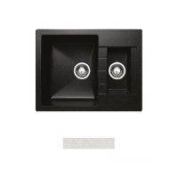 Мойка GRANICOM G-017 (640*495мм), 2 чаши CUBA (жасмин)