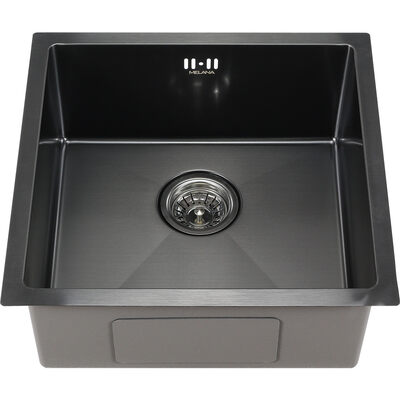 Мойка нерж врезная 460х450х200 т 1,2 САТИН ГРАФИТ D4645HB врезная AISI 304 MLN