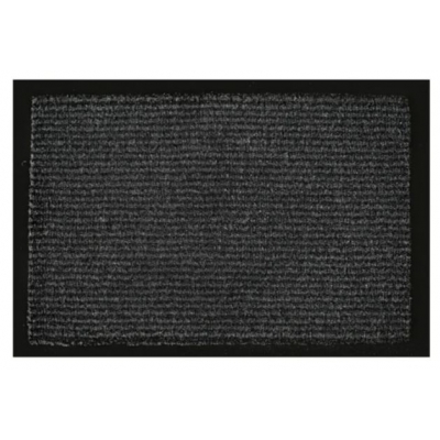 Коврик придверный влаговпитывающий "КОМФОРТ" 40*60 чёрный