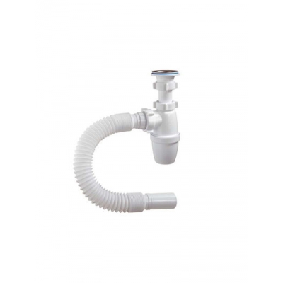 А-32016 Сифон бутылочный ОРИО 1 1/4" х 40 малый корпус, с гибкой трубой 40-32 А-32016 Сифон бутылочный ОРИО 1 1/4" х 40 малый корпус, с гибкой трубой 40-32