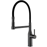 G4398-51 Cмеситель Кухня GAPPO d-35 c гибким изливом (черный)