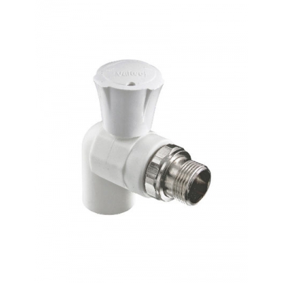 Кран для подключения радиатора угловой 20х1/2" PP-R VALTEC (VTр.718) Кран для подключения радиатора угловой 20х1/2" PP-R VALTEC (VTр.718)