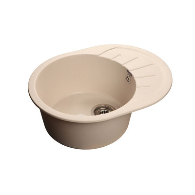 Мойка GRANFEST GF-R580L чаша + крыло 580*450 мм (белый-331)