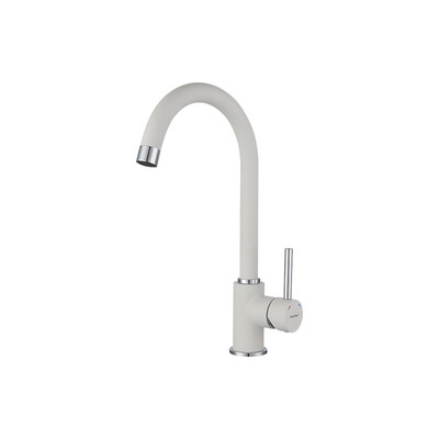 Смеситель Кухня GRANFEST d=35 боковой U - образный (3650) (иней)