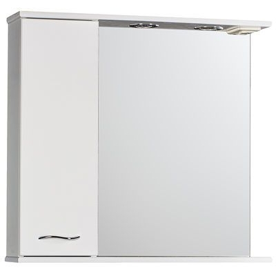 Зеркало-шкаф "ДИАНА 75" (белый), левый,БЕЗ ПОДСВЕТКИ 750х720х200 Зеркало-шкаф "ДИАНА 75" (белый), левый,БЕЗ ПОДСВЕТКИ 750х720х200