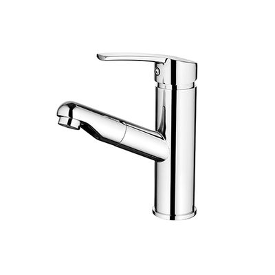 1055-18 Смеситель Тюльпан LEDEME d-35 с выдвижной лейкой