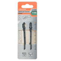 5250608 Пилки для лобзика Sturm! T119BO 2шт криволинейн. чистый рез, 2-15 мм, фанера, пластик