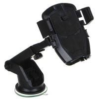 Держатель телефона на присоске, телескопический, раздвижной, 55-85мм, пластик NEW GALAXY 733-030