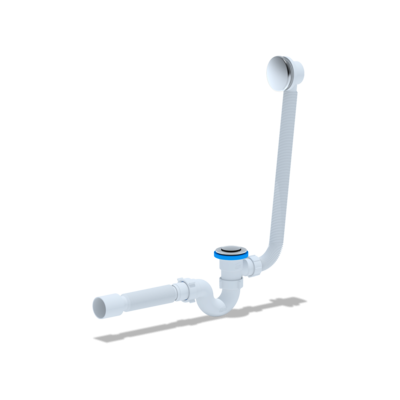 EС155 Сифон Ани для ванны клик-клак с вып и перекл г/т 375*40*50